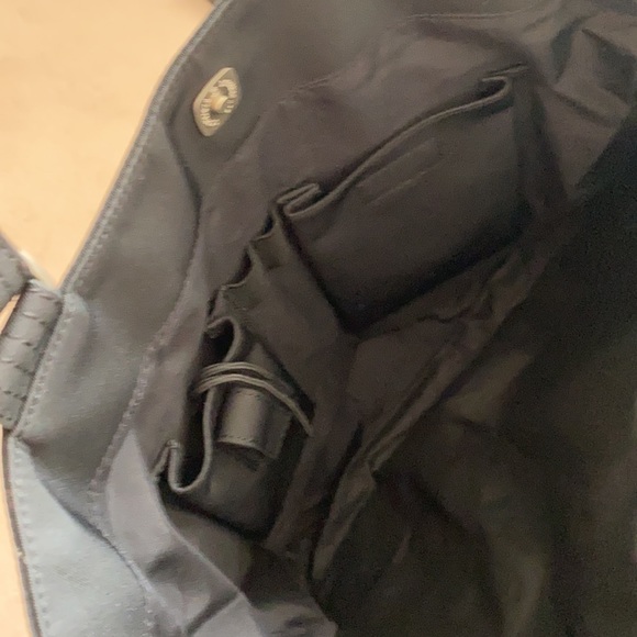 Black canvas tote - Picture 7 of 9